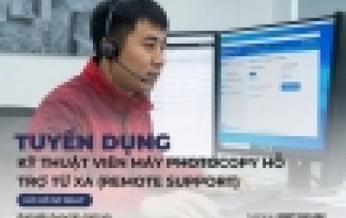 Hà Nội - Tuyển dụng Kỹ Thuật Viên hỗ trợ từ xa